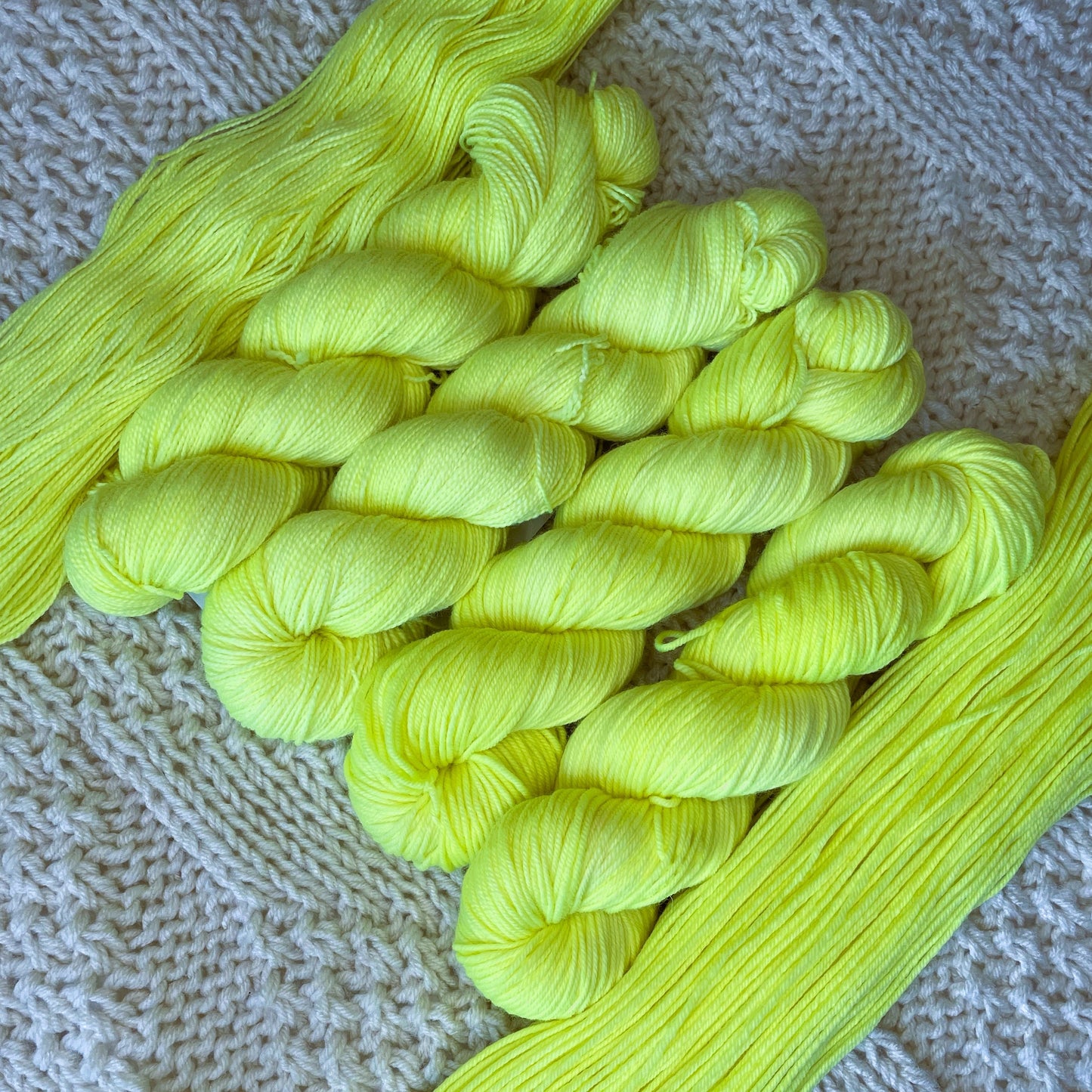 Acid Punk- Hand Dyed Hi-Touch Exxtra 100% Merino Yarn, 246 Yards (225 Meters)