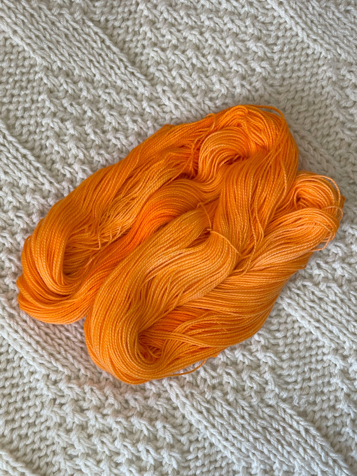 Whiplash - Hand Dyed Hellcat Fingering Weight 80/20 Merino Nylon Yarn, 400 Yards (365 Meters)
