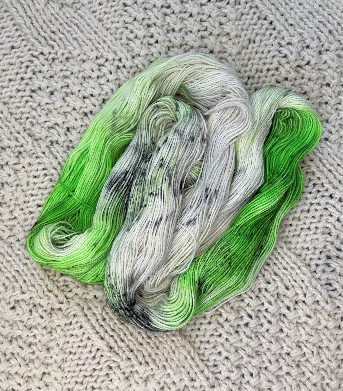 Super Clap - Hand Dyed Hellcat Fingering Weight 80/20 Merino Nylon Yarn, 400 Yards (365 Meters)
