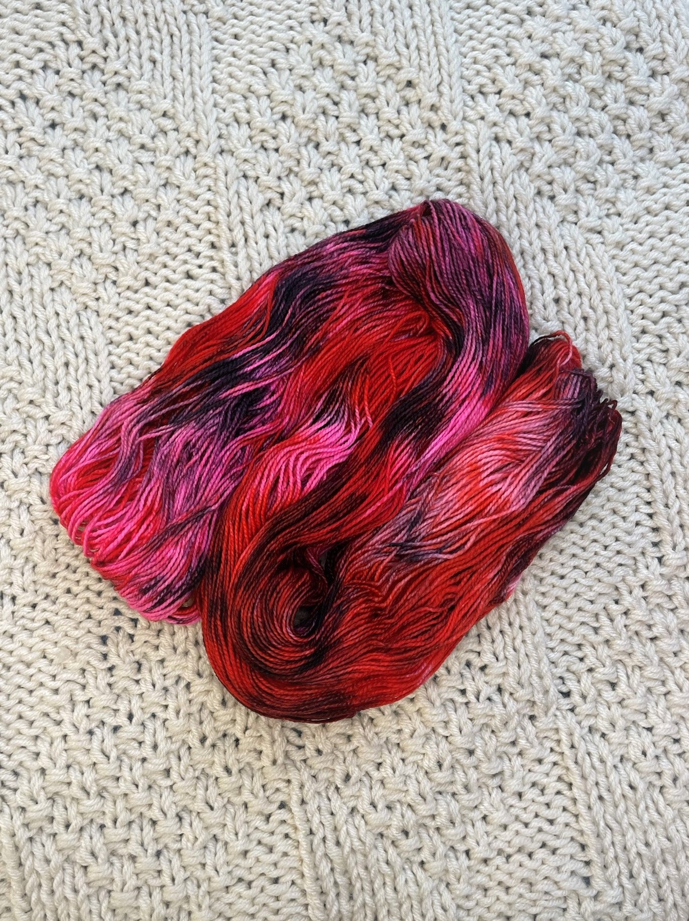 Tomboy - Hand Dyed Hellcat Fingering Weight 80/20 Merino Nylon Yarn, 400 Yards (365 Meters)