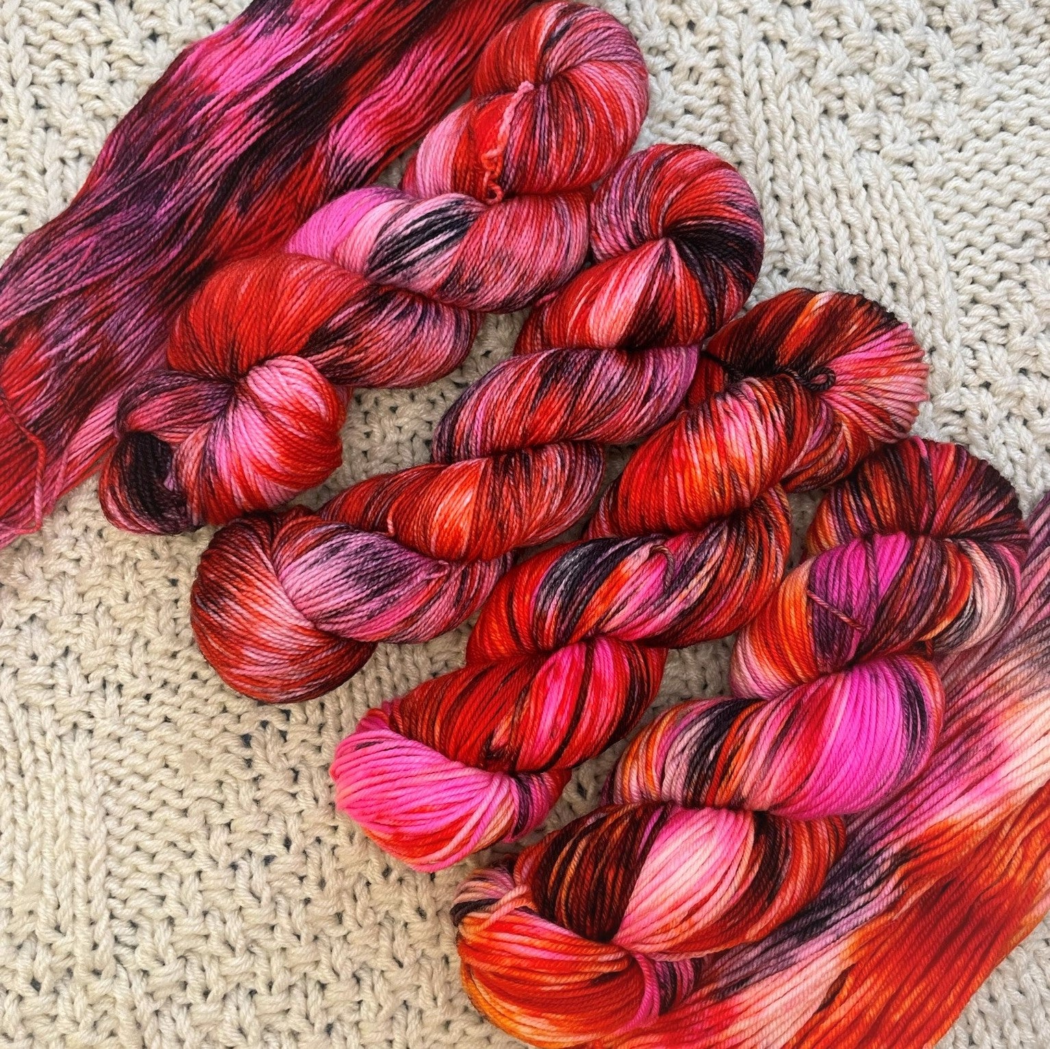 Red Orange Yarn 